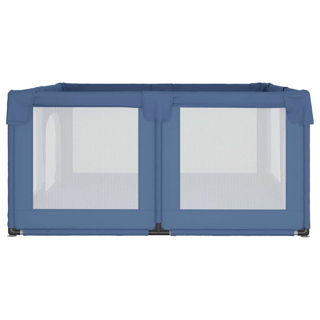 Box per Bambini con 2 Porte Blu Chiaro in Tessuto Oxford